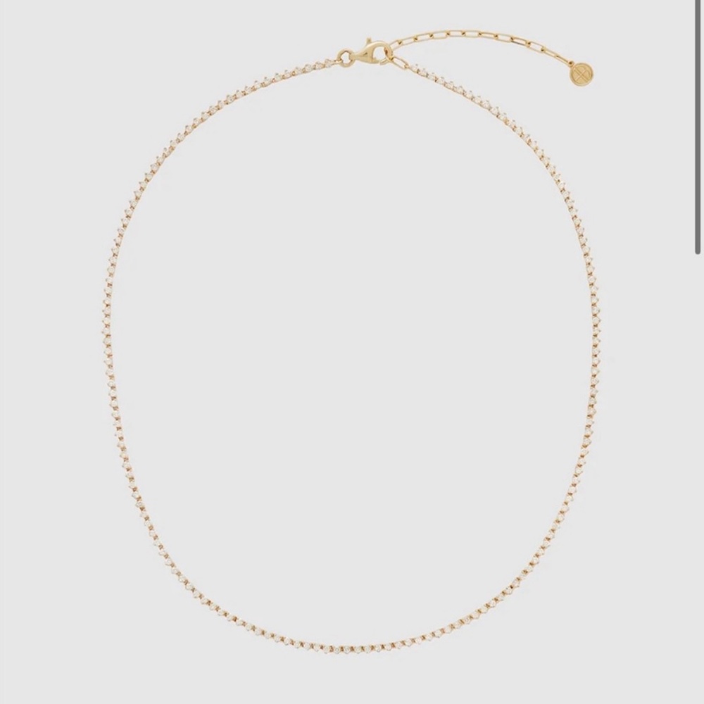 SOLD Anine Bing Diamond Tennis Necklace